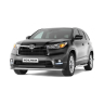 Защита переднего бампера одинарная d63мм (НПС) Toyota Highlander (2014-н.в.) купить недорого с доставкой в Ишим