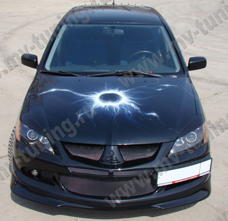 Крепление гос. номера в стиле EVO для Mitsubishi Lancer IX (2003-2009) купить недорого с доставкой в Ишим