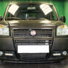 Защита радиатора "Standart" Fiat Doblo (2005-2016) чёрная купить недорого с доставкой в Ишим