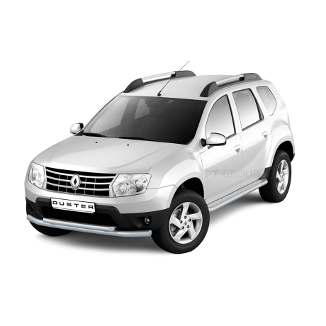 Защита порогов с алюм. площадкой d51мм «Эстонец» ИСКРА (ППК) Renault Duster (2012-2020), Nissan Terrano (2014-н.в.) купить недорого с доставкой в Ишим