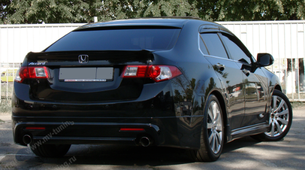Козырек на заднее стекло var №2 широкий для Honda Accord VIII (2008-2013) купить недорого с доставкой в Ишим
