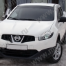 Накладки на фары (реснички) для Nissan Qashqai (2010-2013) купить недорого с доставкой в Ишим