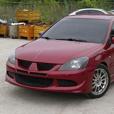 Бампер передний в стиле "EVO" для Mitsubishi Lancer IX (2003-2009) купить недорого с доставкой в Ишим