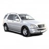 Защита порогов с алюминиевым листом (d63,5) для Mercedes-Benz ML 320/350 (2001-2005)(Окрашенное) купить недорого с доставкой в Ишим