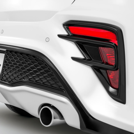 Бампер задний "Kudos" под раздвоенный глушитель для Kia Rio (2017-2020) купить недорого с доставкой в Ишим