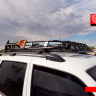 Багажник экспедиционный Chevrolet Niv@ SE на поперечины рейлингов (не окрашенный) купить недорого с доставкой в Ишим