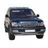Защита переднего бампера «Труба двойная» (d63,5) для Lexus LX 470 (1998-2007)(Окрашенное) купить недорого с доставкой в Ишим