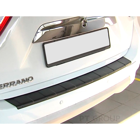 Накладка на задний бампер (ABS) Nissan Terrano (2014-н.в.) купить недорого с доставкой в Ишим