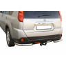 Защита заднего бампера «Уголки» (d63,5) для Nissan X-Trail (2007-2015)(Нерж. Сталь) купить недорого с доставкой в Ишим