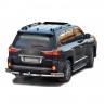 Защита заднего бампера «Уголки двойные» (d76\51) для Lexus LX 450d (2016-н.в)(Окрашенное) купить недорого с доставкой в Ишим