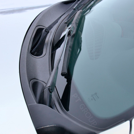 Накладка в проем стеклоочистителей (жабо) (ABS) RENAULT Duster (2012-2020 г.в.) купить недорого с доставкой в Ишим