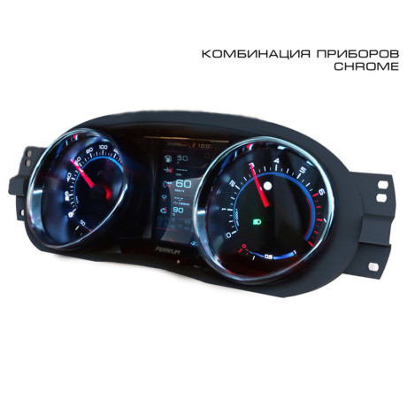 Комбинация приборов GF 890 PH2 (хром) для L@DA L@ЯGUS FL, Nissan Terrano III, Renault Dokker, Duster II, Logan II,Sandero II купить недорого с доставкой в Ишим