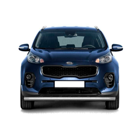 Защита переднего бампера одинарная d63мм (НПС) KIA Sportage (2016-н.в.) купить недорого с доставкой в Ишим
