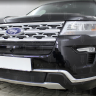 Защита радиатора "Standart" Ford Explorer рестайлинг-2 (2018-2019) верх, чёрная купить недорого с доставкой в Ишим