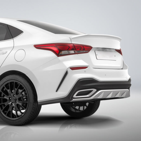 Бампер задний "Quant" для Hyundai Solaris (2017-2020) купить недорого с доставкой в Ишим