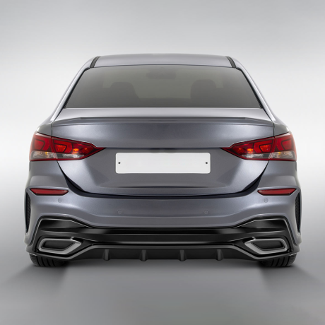Бампер задний "Quant" для Hyundai Solaris (2017-2020) купить недорого с доставкой в Ишим