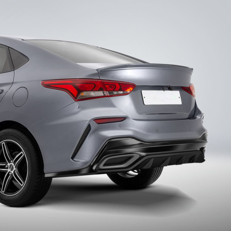Бампер задний "Quant" для Hyundai Solaris (2017-2020) купить недорого с доставкой в Ишим