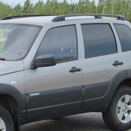 Рейлинги B@3 2123 "Chevrolet Niv@" (2002-2020), L@DA Niv@ Travel Чёрный купить недорого с доставкой в Ишим