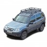 Багажник экспедиционный «Трофи» (на рейлинги) для B@3 2123 "Chevrolet Niv@" (С сеткой) купить недорого с доставкой в Ишим