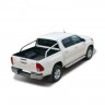 Защита порогов с алюминиевым листом (d63,5) для Toyota Hilux pickup (2017-н.в.)(Окрашенное) купить недорого с доставкой в Ишим