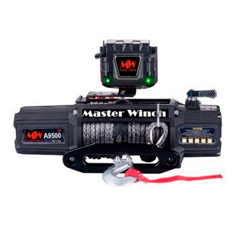 Автомобильная лебедка "Master Winch" А9500S, электрическая с синтетическим тросом, 12В купить недорого с доставкой в Ишим