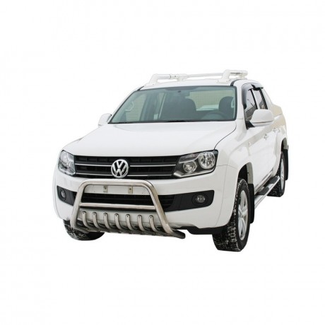Кенгурин с дополнительной защитой двигателя (d63.5) для Volkswagen Amarok (2010-2016)(Окрашенное) купить недорого с доставкой в Ишим