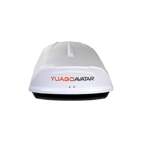 Автобокс YUAGO Avatar (тиснение) (EuroLock), белый, 460л купить недорого с доставкой в Ишим