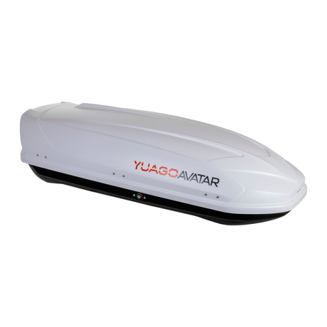 Автобокс YUAGO Avatar (тиснение) (EuroLock), белый, 460л купить недорого с доставкой в Ишим