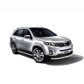 Защита переднего бампера одинарная d63мм (НПС) KIA Sorento (2014-2020 г.в.) купить недорого с доставкой в Ишим