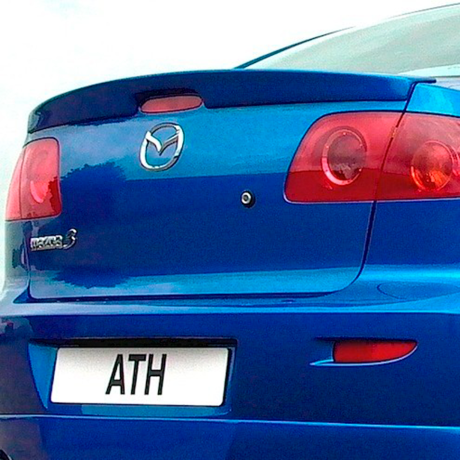 Спойлер на кромку багажника "Сток 2л" для Mazda 3 седан (2003-2009) купить недорого с доставкой в Ишим