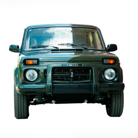 накладка на передний бампер "f02" для L@DA 4x4 купить недорого с доставкой в Ишим