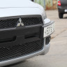 Воздуховоды радиатора в передний бампер (Цельные) var №2 для Mitsubishi Lancer X (2007-2010) купить недорого с доставкой в Ишим