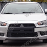 Воздуховоды радиатора в передний бампер (Цельные) var №2 для Mitsubishi Lancer X (2007-2010) купить недорого с доставкой в Ишим
