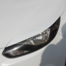 Накладки на фары (реснички) широкие var №1 для Ford Focus 3 (2012-2014) купить недорого с доставкой в Ишим