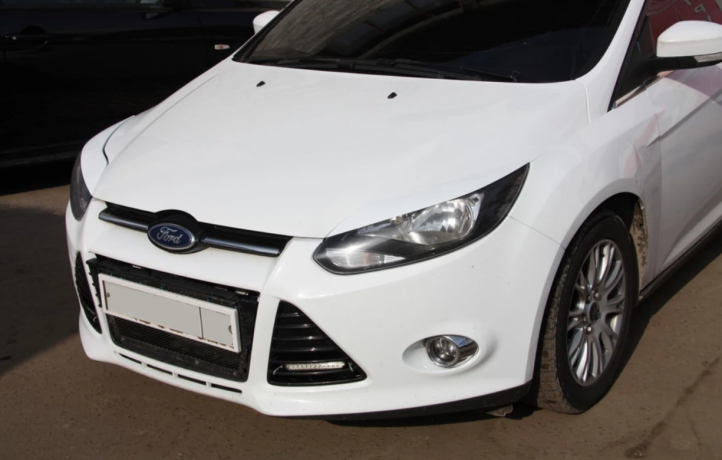 Накладки на фары (реснички) широкие var №1 для Ford Focus 3 (2012-2014) купить недорого с доставкой в Ишим