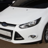 Накладки на фары (реснички) широкие var №1 для Ford Focus 3 (2012-2014) купить недорого с доставкой в Ишим