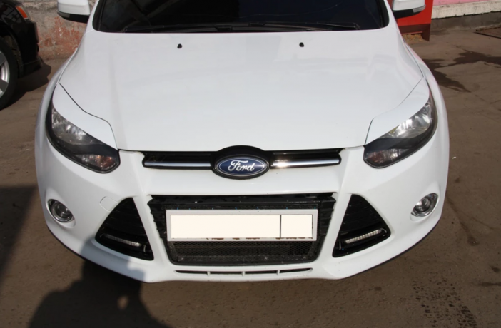 Накладки на фары (реснички) широкие var №1 для Ford Focus 3 (2012-2014) купить недорого с доставкой в Ишим