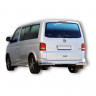 Защита заднего бампера «Уголки двойные» (d63,5) для Volkswagen Transporter T5 (2009-2015)(Окрашенное) купить недорого с доставкой в Ишим