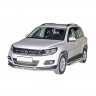Защита переднего бампера «Труба двойная» (d63,5) для Volkswagen Tiguan (2011-2017)(Окрашенное) купить недорого с доставкой в Ишим