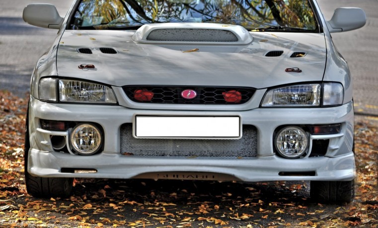 Накладка на передний бампер Subaru Impreza (кузов GC4, GC6, GC8) купить недорого с доставкой в Ишим
