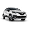 Защита переднего бампера двойная с пластинами d63/63мм (НПС) RENAULT Kaptur (2016-н.в.) купить недорого с доставкой в Ишим