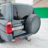 Колпак запасного колеса (Абс шагрень, закрытый) для Mitsubishi Pajero 3 купить недорого с доставкой в Ишим
