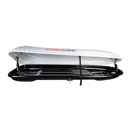 Автобокс YUAGO Cosmo 210 (тиснение) (EuroLock), белый, 485л купить недорого с доставкой в Ишим