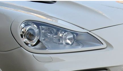 Накладки на фары (реснички) для Porsche Cayenne 957 (2002-2009) купить недорого с доставкой в Ишим