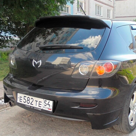 Спойлер пустой "Sport" для Mazda 3, хэтчбэк (2003-2009) купить недорого с доставкой в Ишим
