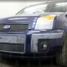 Защита радиатора "Standart" Ford Fusion (2005-2012) верх, чёрная купить недорого с доставкой в Ишим