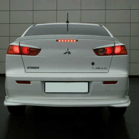 Накладки задних фонарей "GT" для Mitsubishi Lancer X купить недорого с доставкой в Ишим