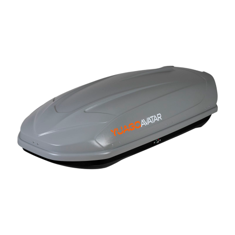 Автобокс YUAGO Avatar (тиснение) (EuroLock), серый, 460л купить недорого с доставкой в Ишим