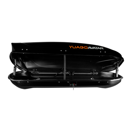 Автобокс YUAGO Avatar (тиснение) (EuroLock), черный, 460л купить недорого с доставкой в Ишим