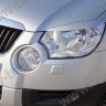 Накладки на фары (реснички) для Skoda Yeti (2009-2012) купить недорого с доставкой в Ишим
